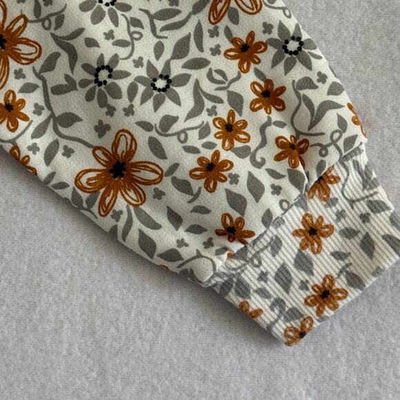 Jessica Simpson Girls Fall Floral Print Peplum Fleece Shirt Size 7-8 New - Picture 5 of 8